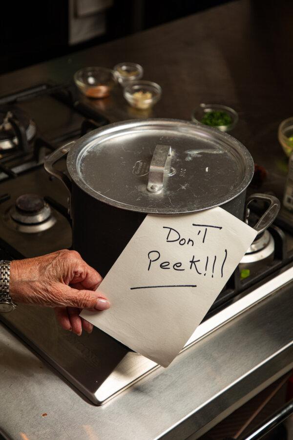 Don't disturb the bouillabaisse while it's cooking. (Randy Krause Schmidt for Susan Schadt Press)