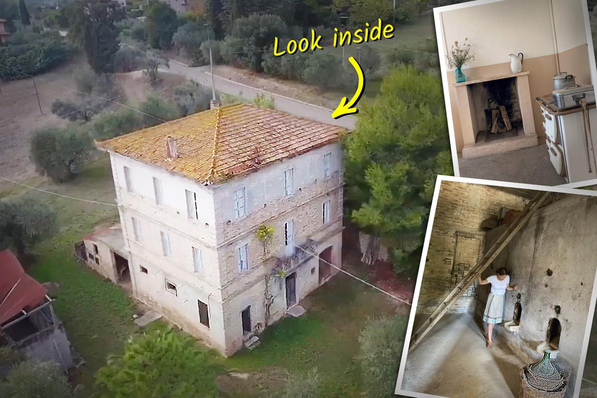 Couple Buy Run-Down Italian Villa Built in 1950s for $216,000—Tackle Home Reno to Retire by Beach thumbnail