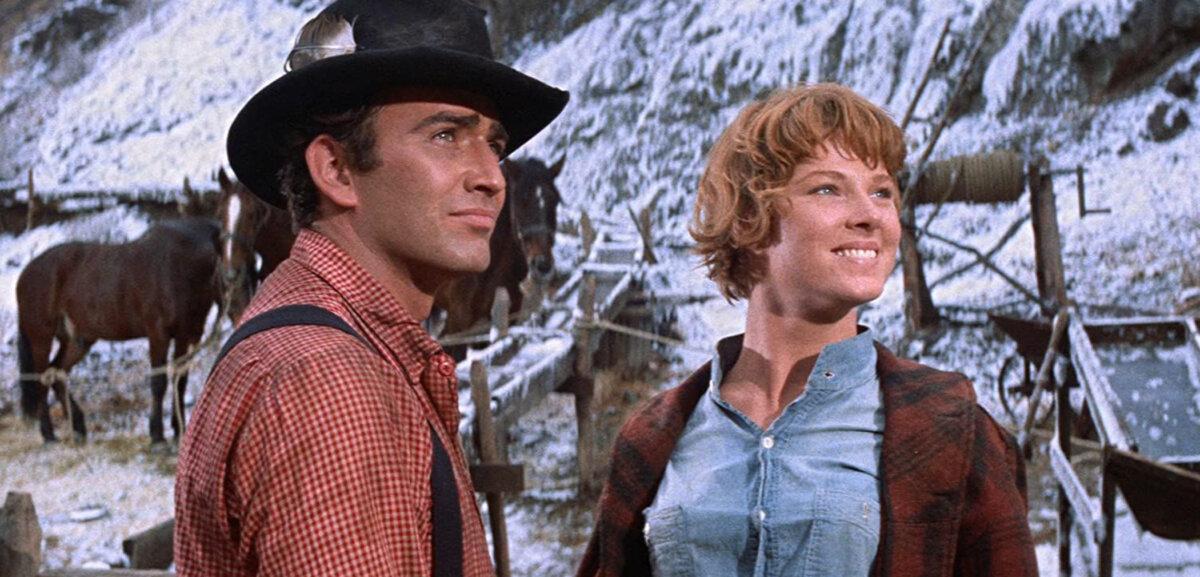Heck Longtree (Ron Starr) and Elsa Knudsen (Mariette Hartley), in “Ride the High Country.” (MGM)