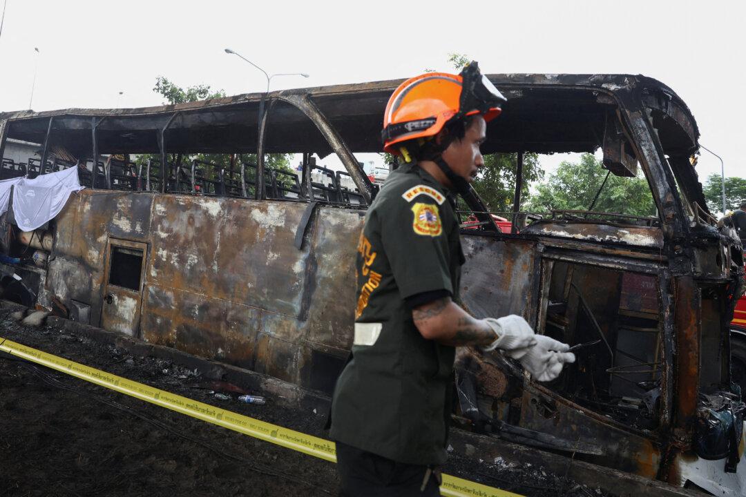 School Bus Catches Fire in Thailand, 25 Feared Dead