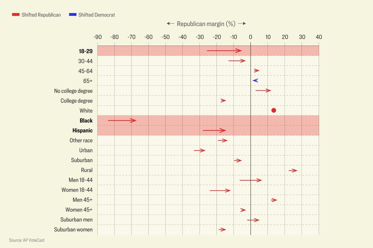 Understanding the Demographic Shift That Pushed Trump to Victory thumbnail