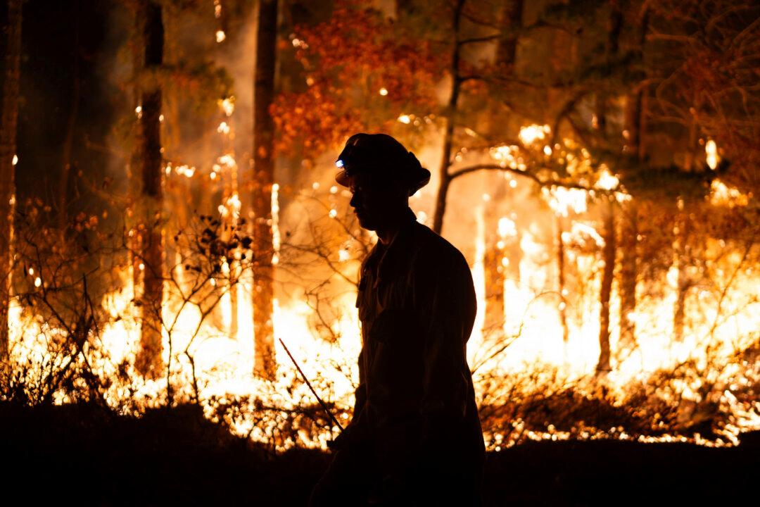 Firefighters Battling New Jersey Wildfires