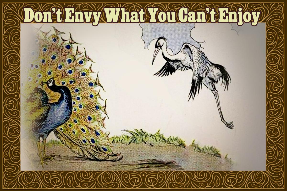 Aesop’s Fables: The Peacock and the Crane