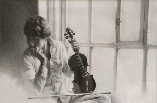 "Young Man With a Violin" by Carroll Jones III. It takes serious introspection to allow the mind to create art. (<a href="https://commons.wikimedia.org/wiki/User:Jrbwalk">Carroll Jones III</a>/<a href="https://creativecommons.org/licenses/by-sa/4.0/deed.en">CC BY-SA 4.0</a>)