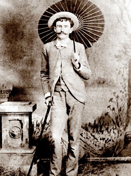 William Sidney Porter as a young man in Austin. (Public Domain)