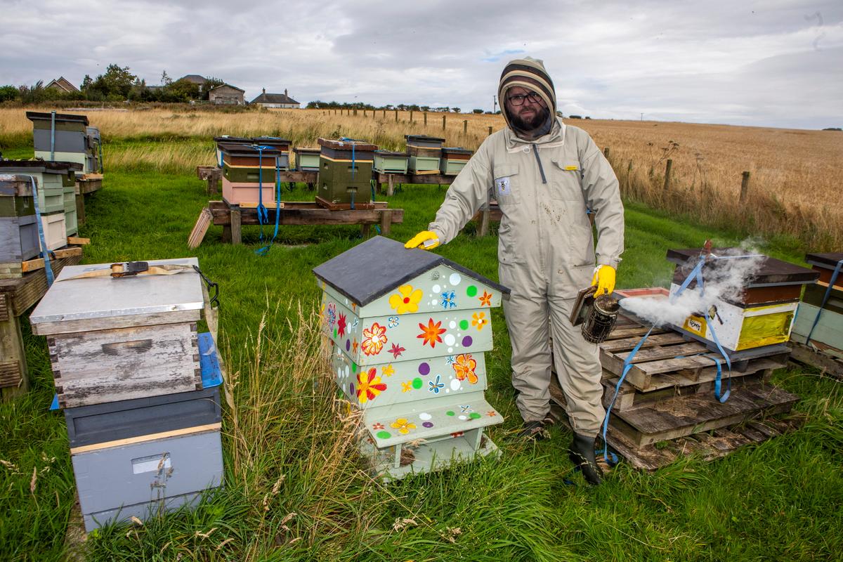 Ross Main had assumed that all his grandfather's hives had been sold. (SWNS)