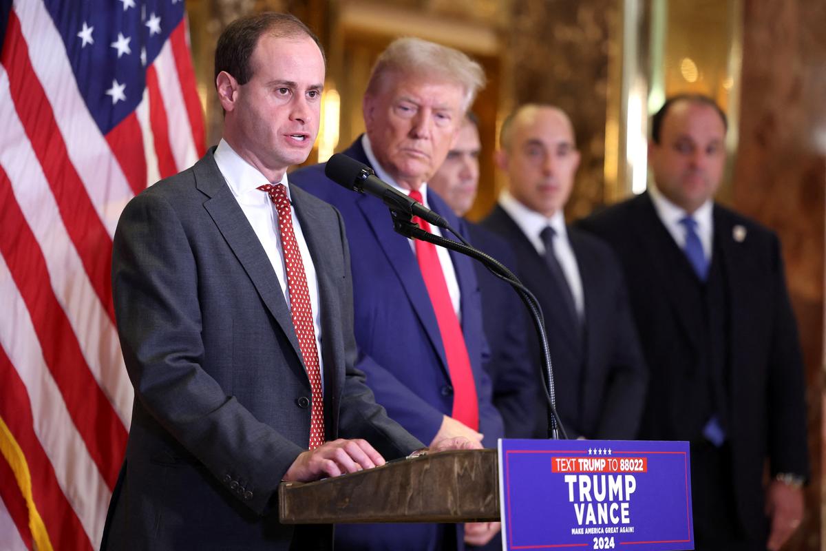 Trump Selects Personal Attorney Will Scharf for White House Staff Secretary Job thumbnail