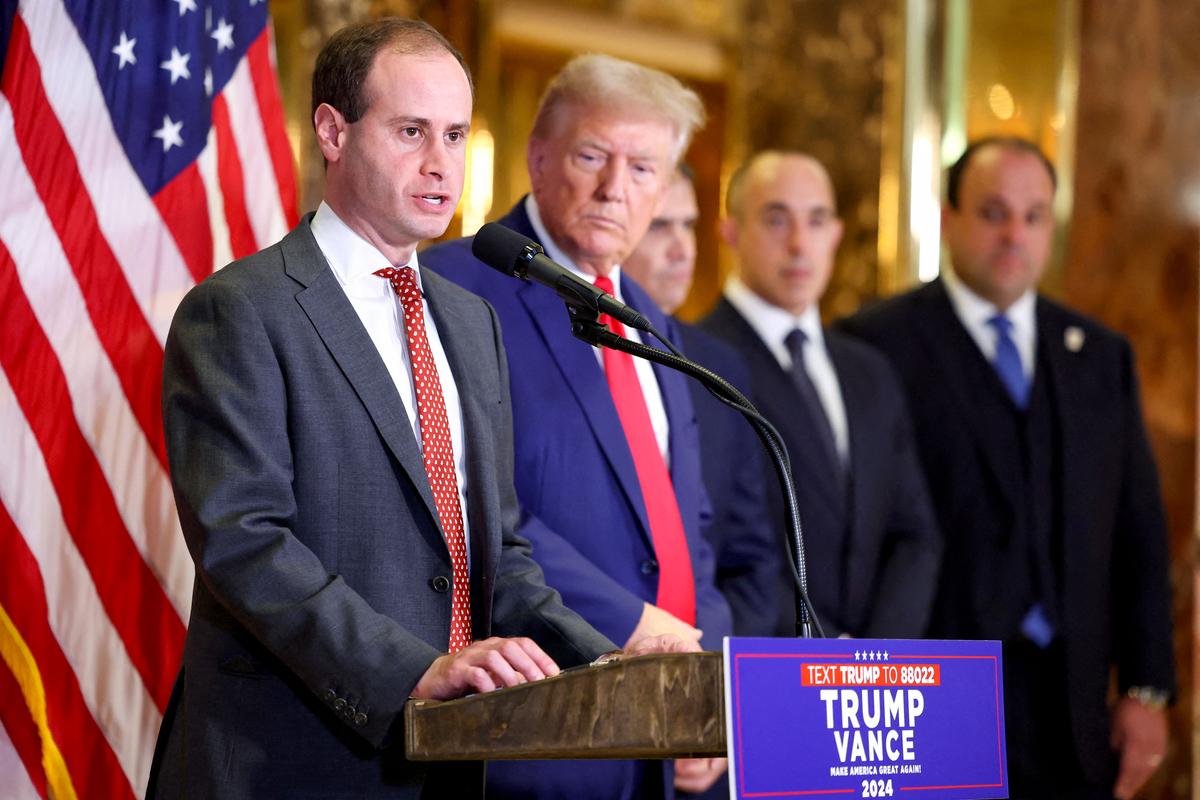 Trump Selects Personal Attorney Will Scharf for White House Staff Secretary Job