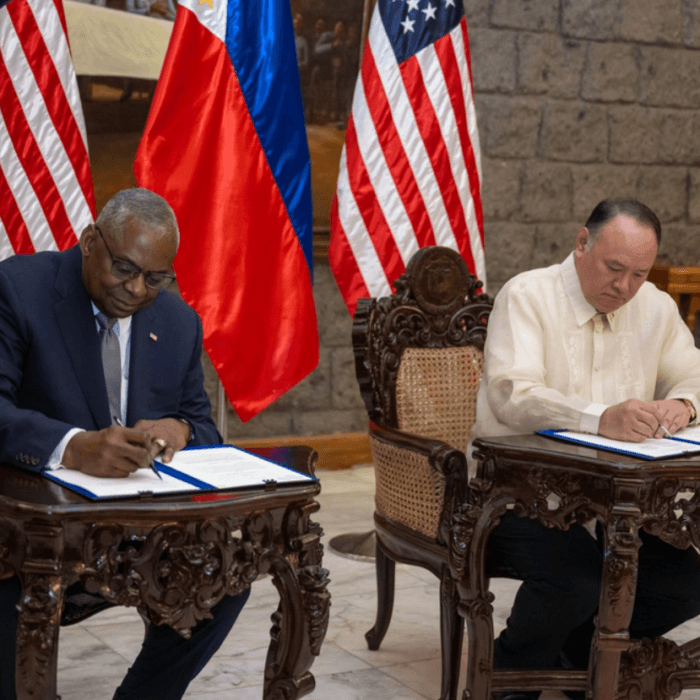 US, Philippines Sign New Military Intelligence-Sharing Agreement