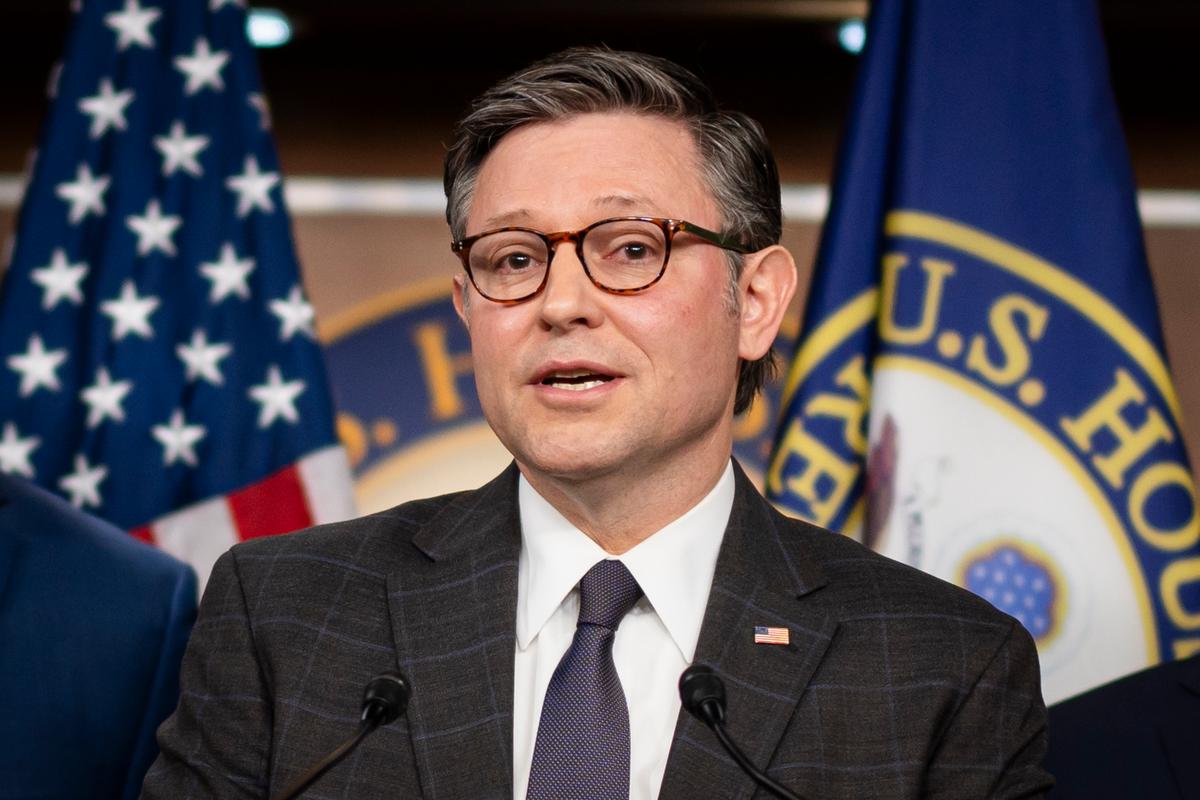 House Speaker Johnson Dismisses Possibility of Tying Ukraine Aid to Stopgap Spending Bill