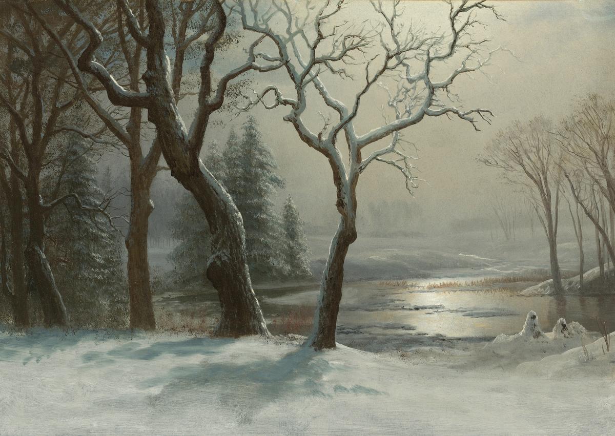 "Winter in Yosemite," 19th century, by Albert Bierstadt. Oil on canvas. (Public Domain)