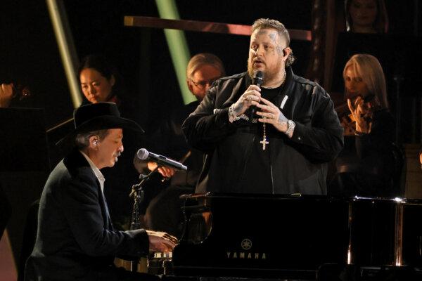 Jelly Roll performs onstage during the 58th Annual CMA Awards in Nashville, Tenn., on Nov. 20, 2024. (Theo Wargo/Getty Images)