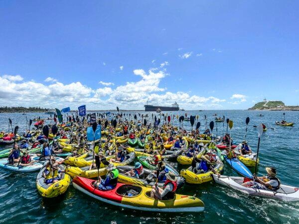 Protesters Stop Boats in World’s Biggest Coal Port, Nearly 200 Arrested