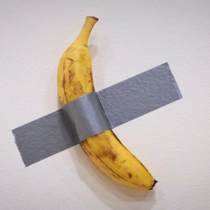 Duct-Taped Banana Sells for $6.2 Million at Sotheby’s Auction, and Buyer Plans to Eat It