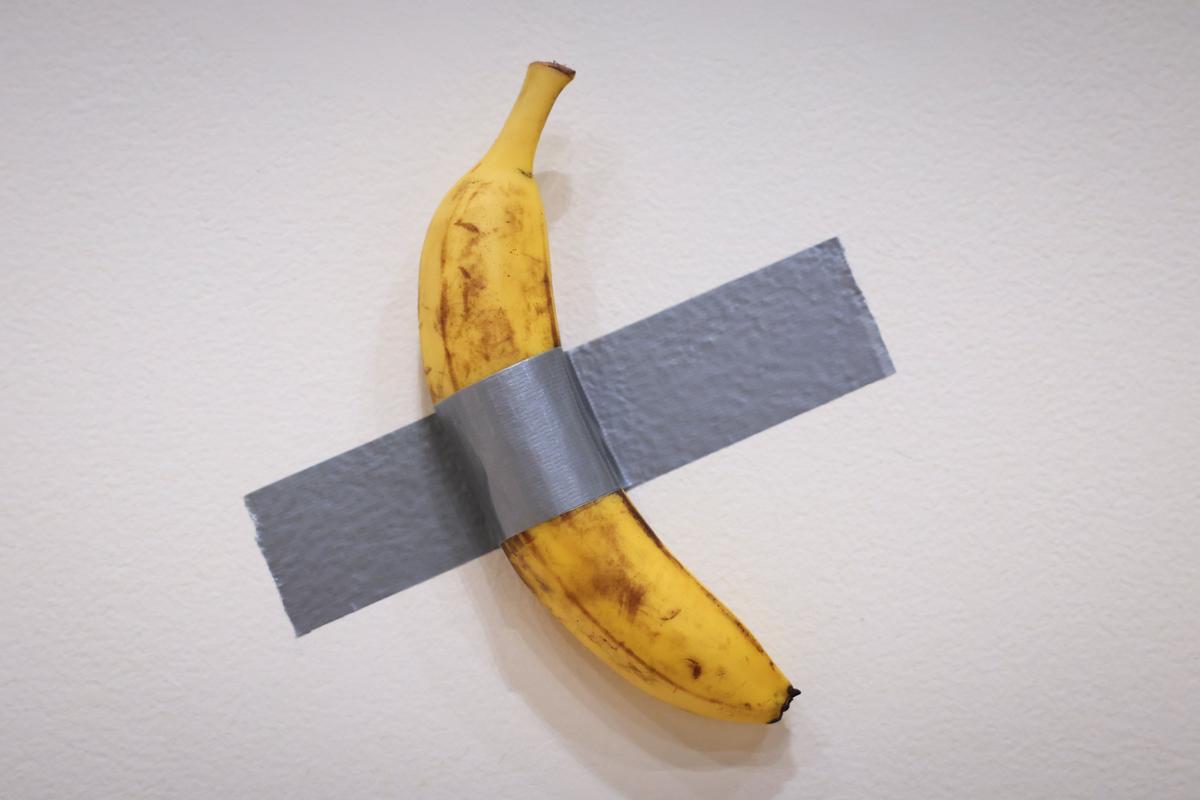Duct-Taped Banana Sells for $6.2 Million at Sotheby’s Auction, and Buyer Plans to Eat It
