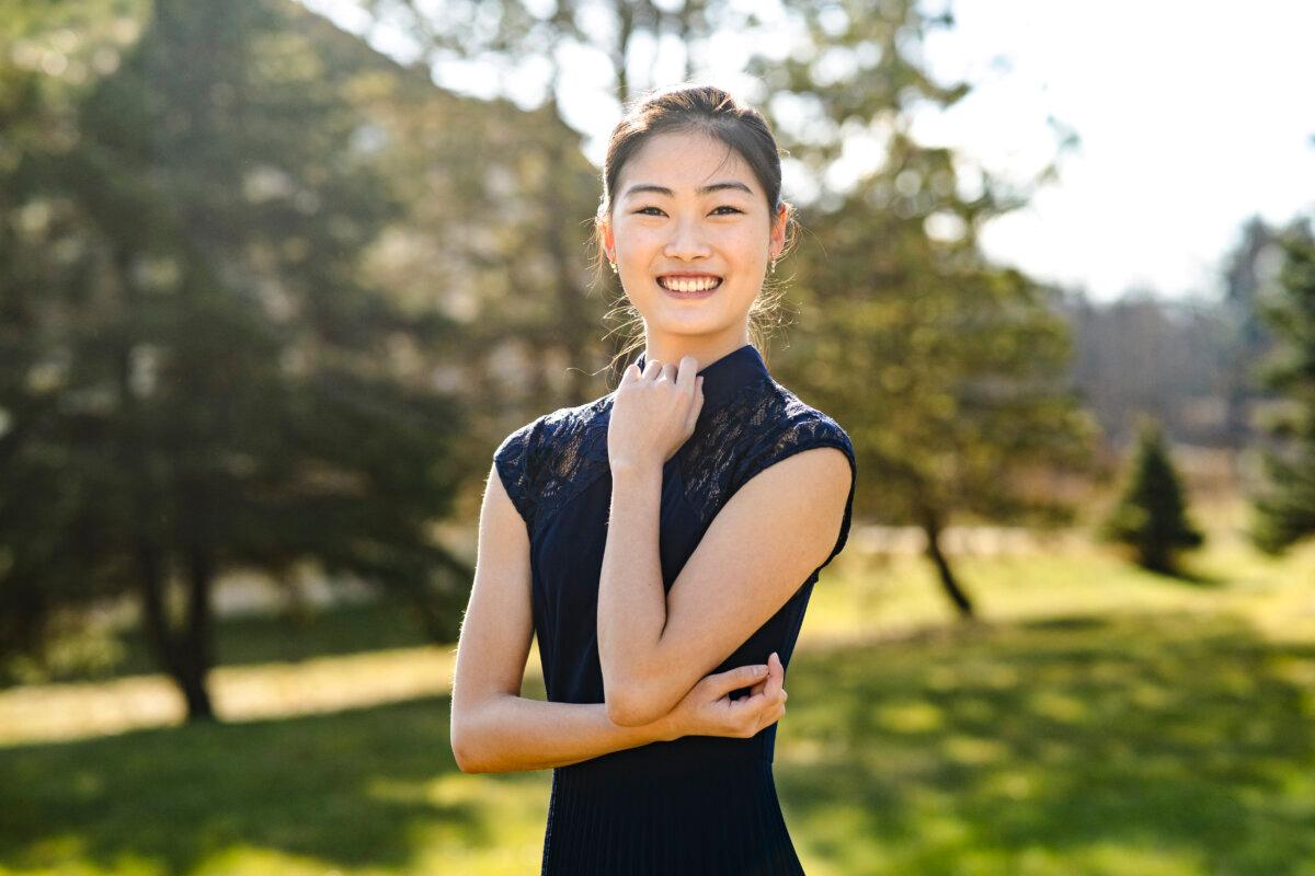 Shindy Cai, dancer with Shen Yun Performing Arts, in Middletown, N.Y., on Nov. 19, 2024. (Samira Bouaou/The Epoch Times)