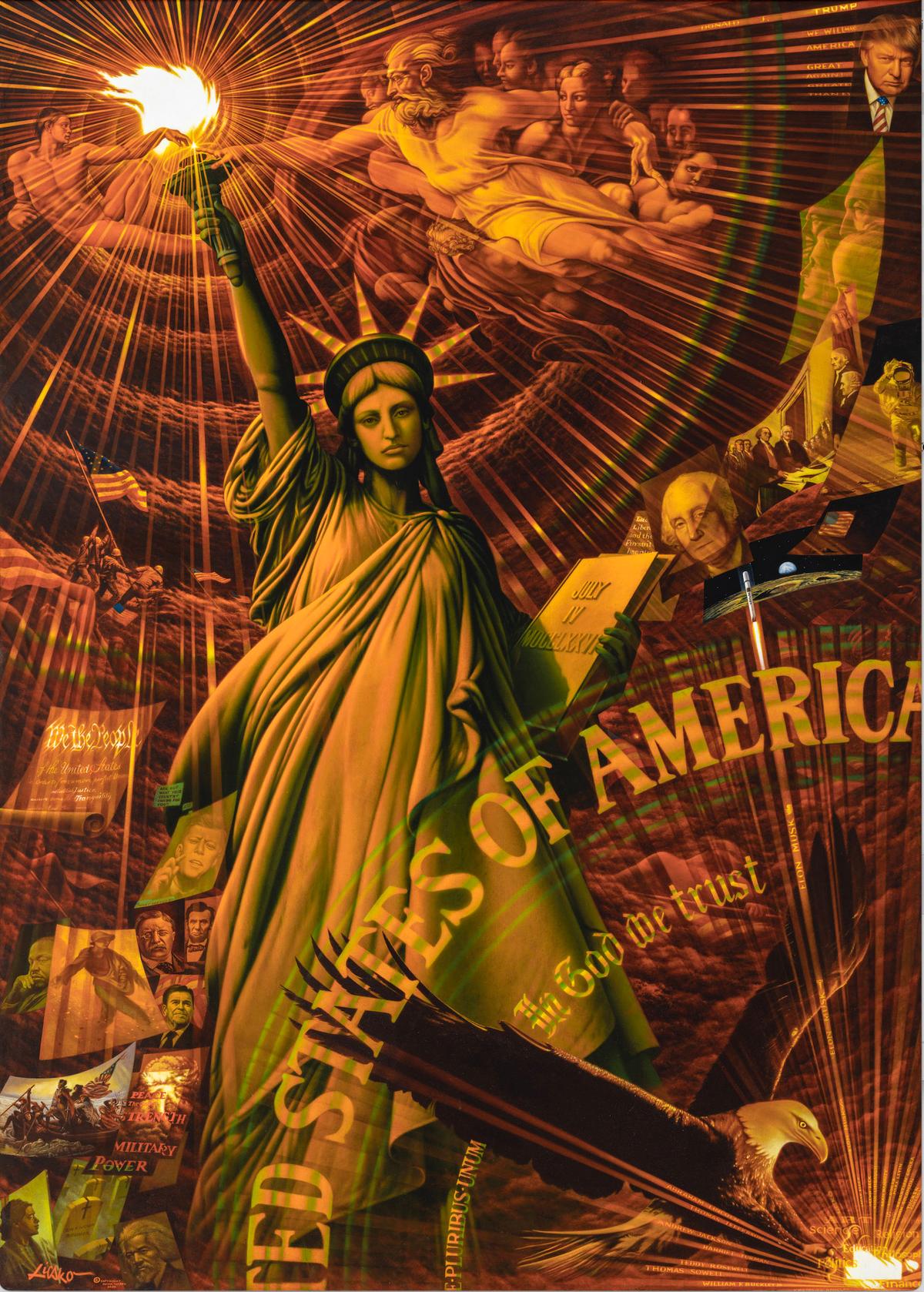 "Icons of American Liberty" by Frank Licsko. (Courtesy of Frank Licsko)
