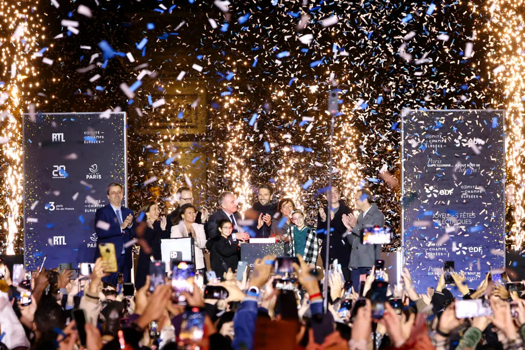 LIVE NOW: Christmas Lights Unveiled Along Champs-Élysées in Paris