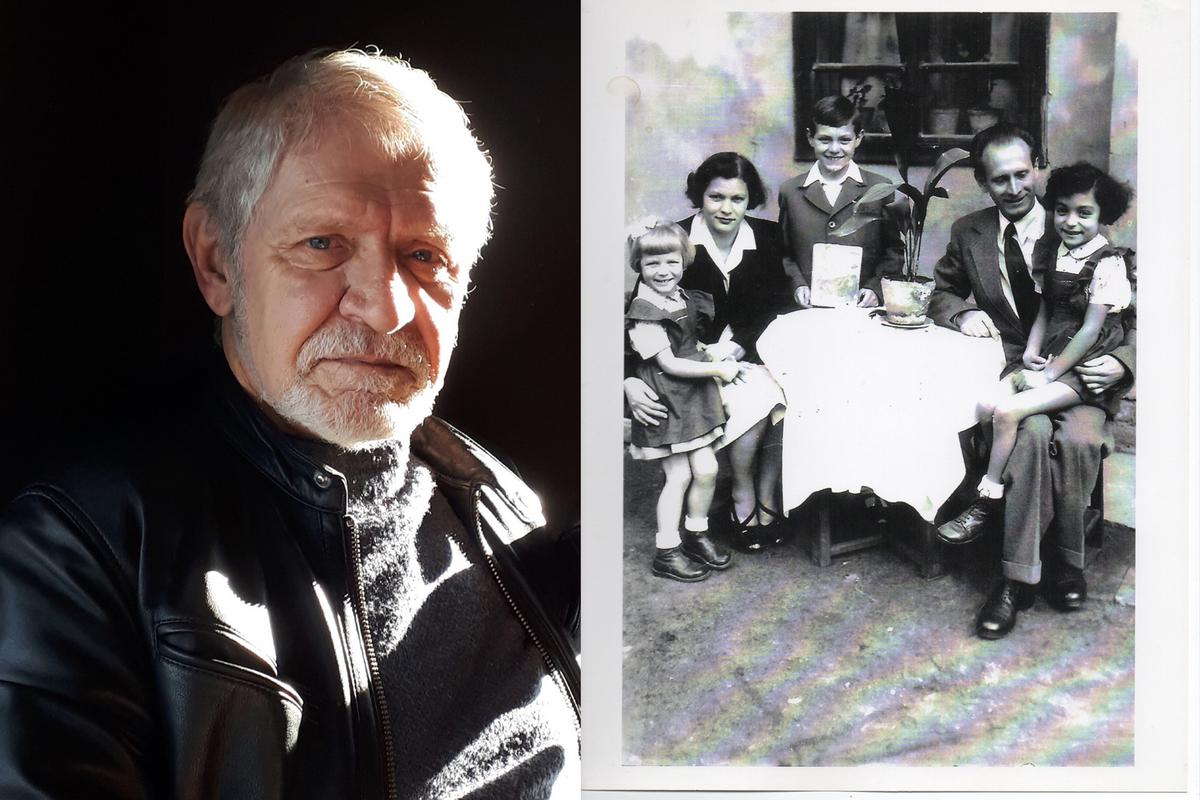 (Left) Frank Licsko; (Right) Licsko as a boy with his family in Budapest, Hungary. (Courtesy of Frank Licsko)