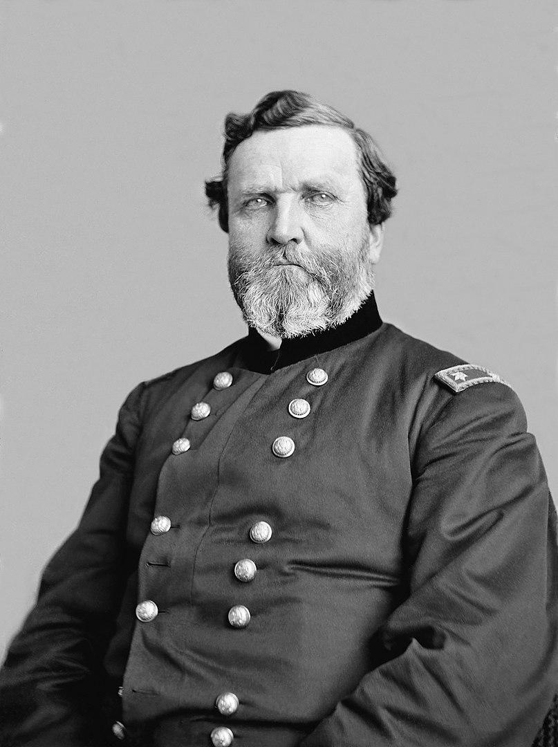 A portrait of George Henry Thomas, circa 1863-64, by Matthew Brady. Library of Congress. (Public Domain)