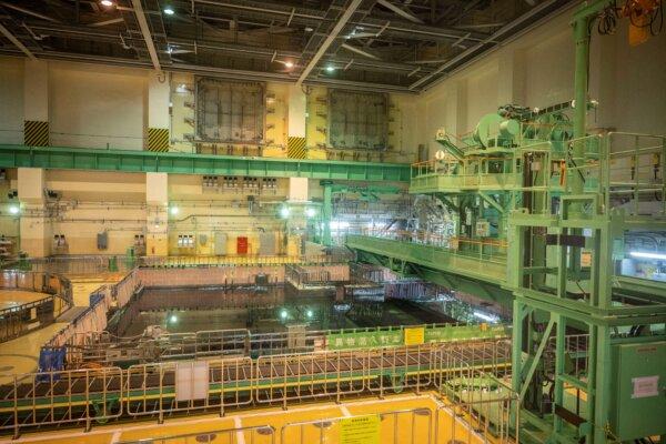 The operating floor inside a reactor at the Kashiwazaki-Kariwa nuclear power station in Kashiwazaki, Japan, on Aug. 6, 2024. (Yuichi Yamazaki/AFP via Getty Images)