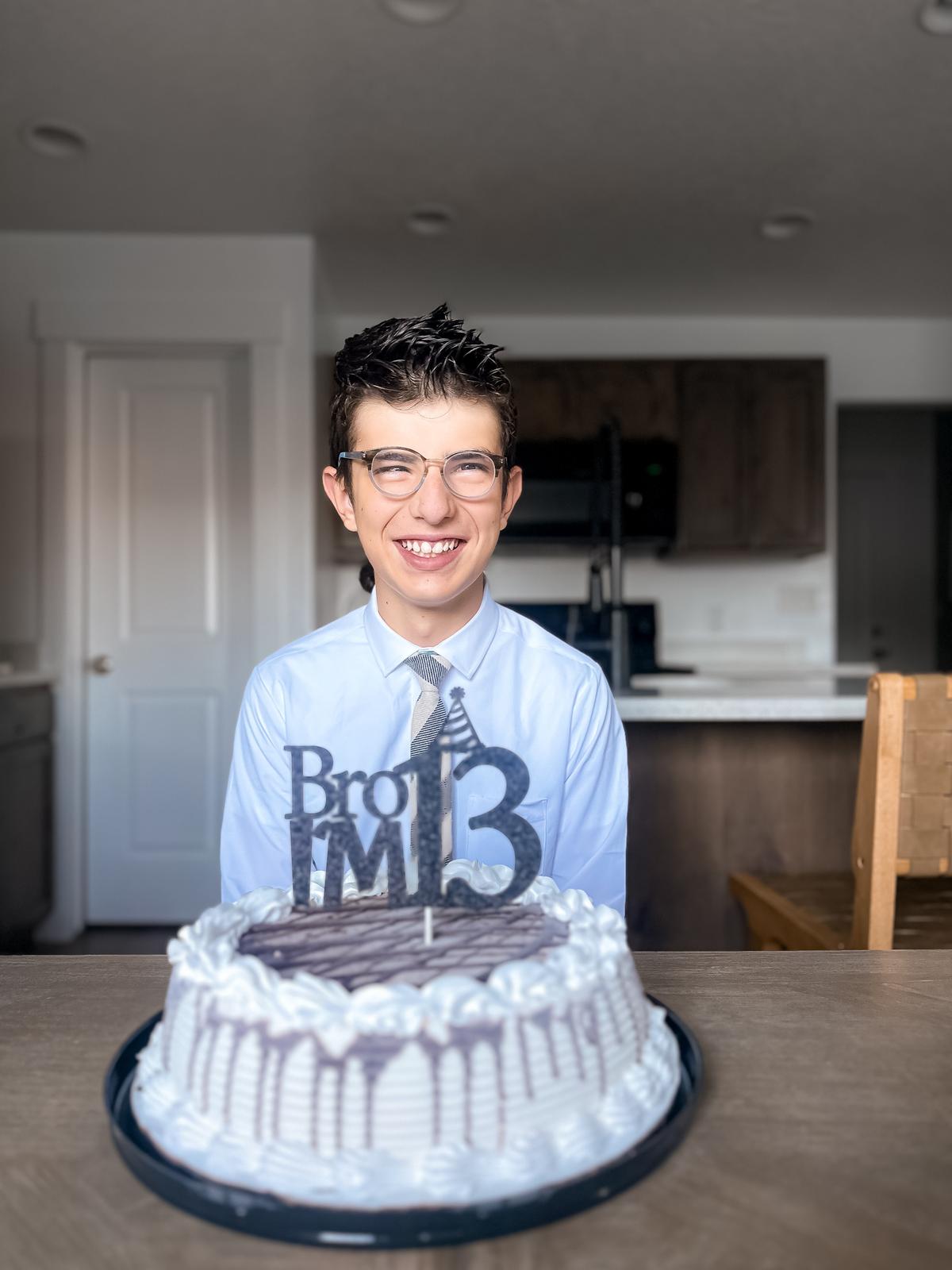 Ashton on his 13th birthday. (Courtesy of Hilda Dunford)