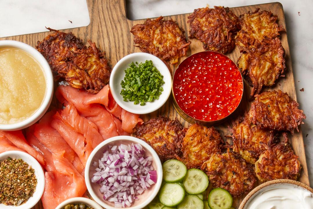 How to Build a Latke Charcuterie Board