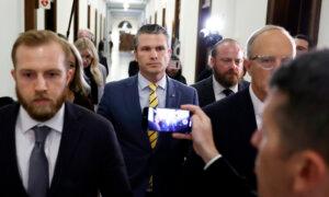 Defense Secretary Nominee Hegseth Meets One-on-One With Senators