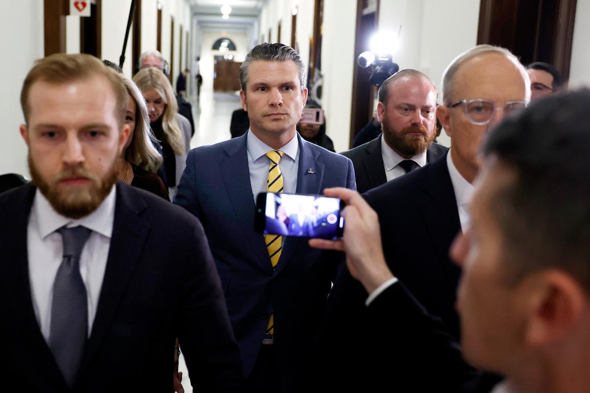 Defense Secretary Nominee Hegseth Meets One-on-One With Senators