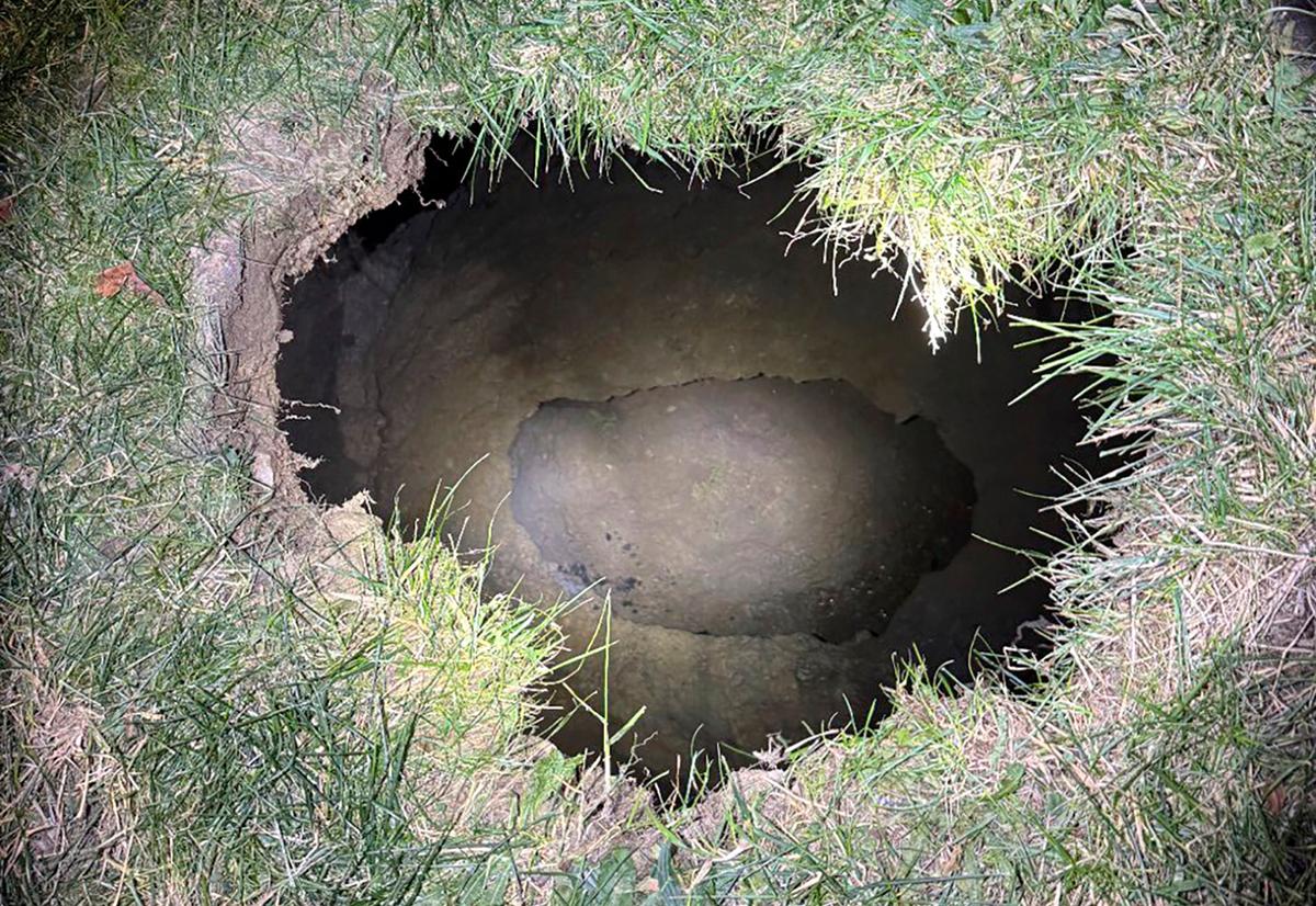 Search Extends Into the Night for Pennsylvania Woman Who May Have Fallen Into Sinkhole