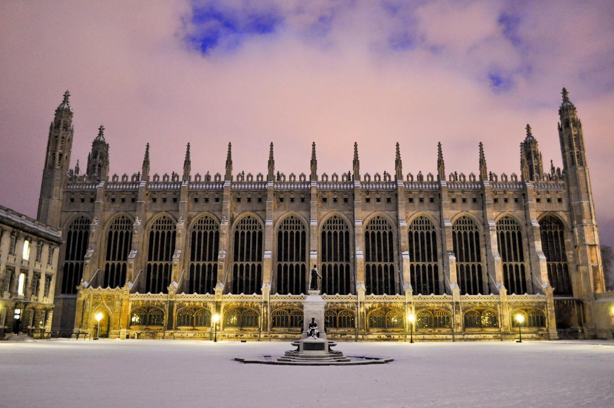King’s College Chapel at England’s Cambridge University