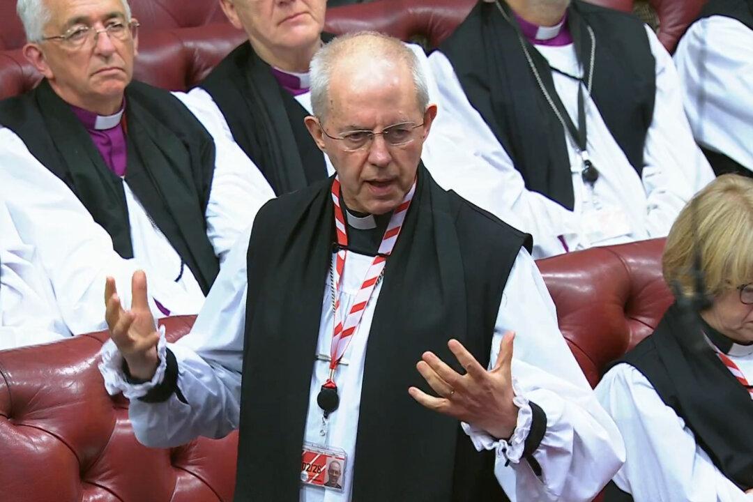 Justin Welby Apologises for Lords Speech Referencing Beheading