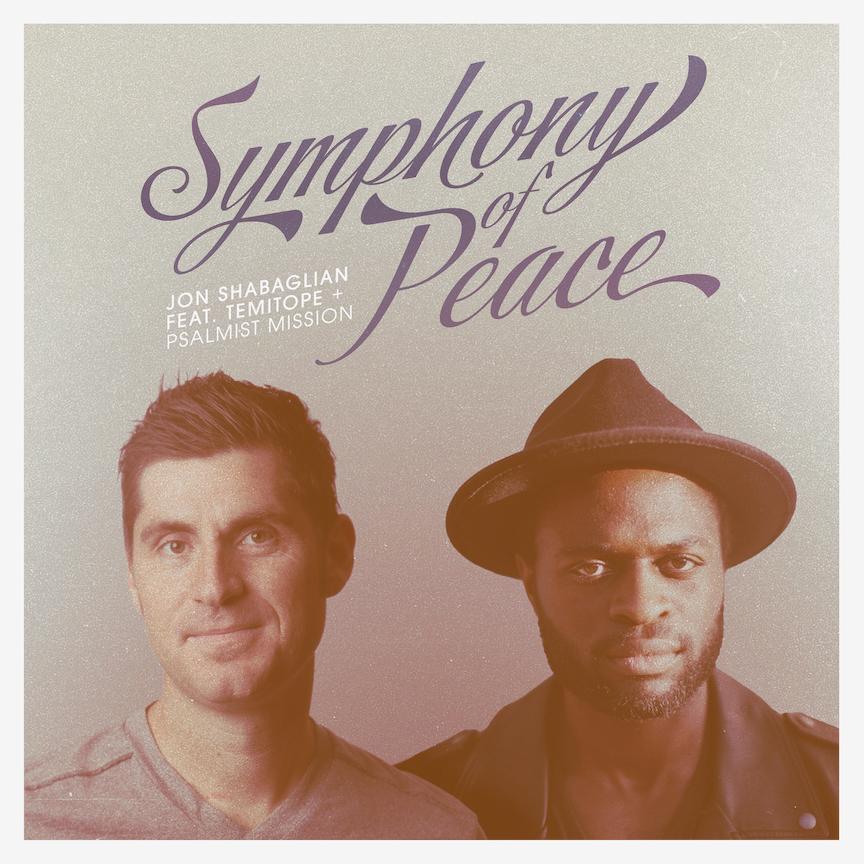 Cover for Jon Shabaglian's 2023's single "Symphony of Peace" featuring educator and activist Temitope. (Jon Shabaglian)