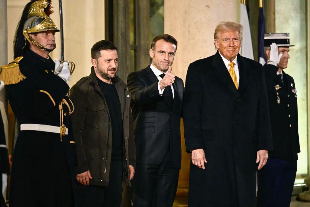 Trump Meets With France’s Macron, Ukraine’s Zelenskyy in Paris