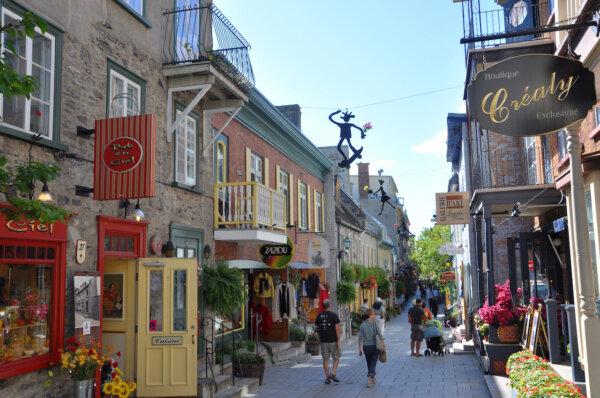 Rue du Petit-Champlain, Quebec City, Canada. (Dreamstime/TNS)