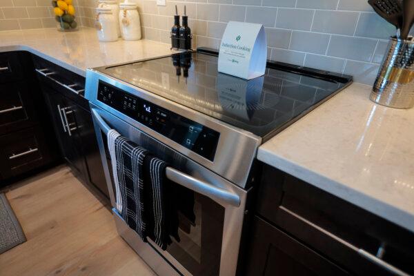 Apartments in the Passive House building in Exton have induction stoves, which use less energy than gas stoves and without using fossil fuels. (Steven M. Falk/The Philadelphia Inquirer/TNS)