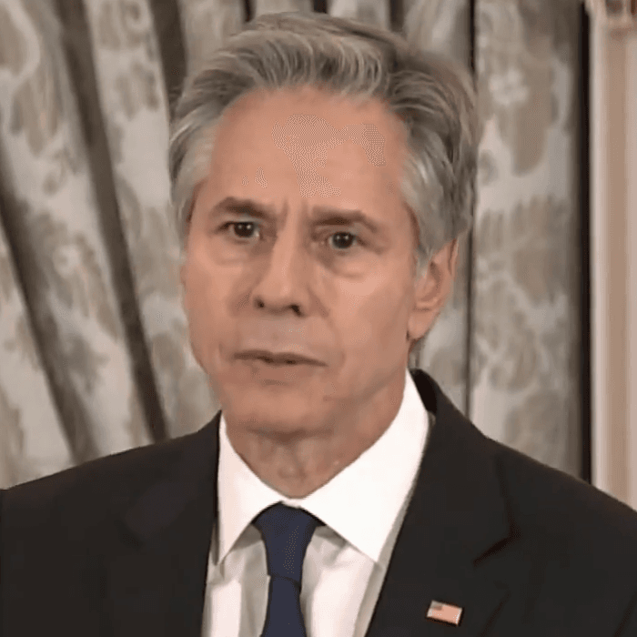 Secretary Blinken Attends a Portrait Unveiling of the 68th Secretary of State John Kerry