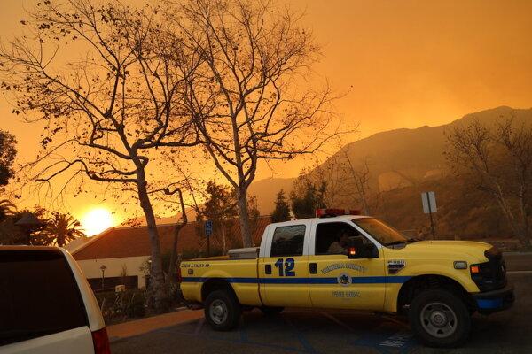About 1,500 firefighters worked to contain a raging wildfire in Malibu, Calif., on Dec. 11, 2024. (Cal Fire)