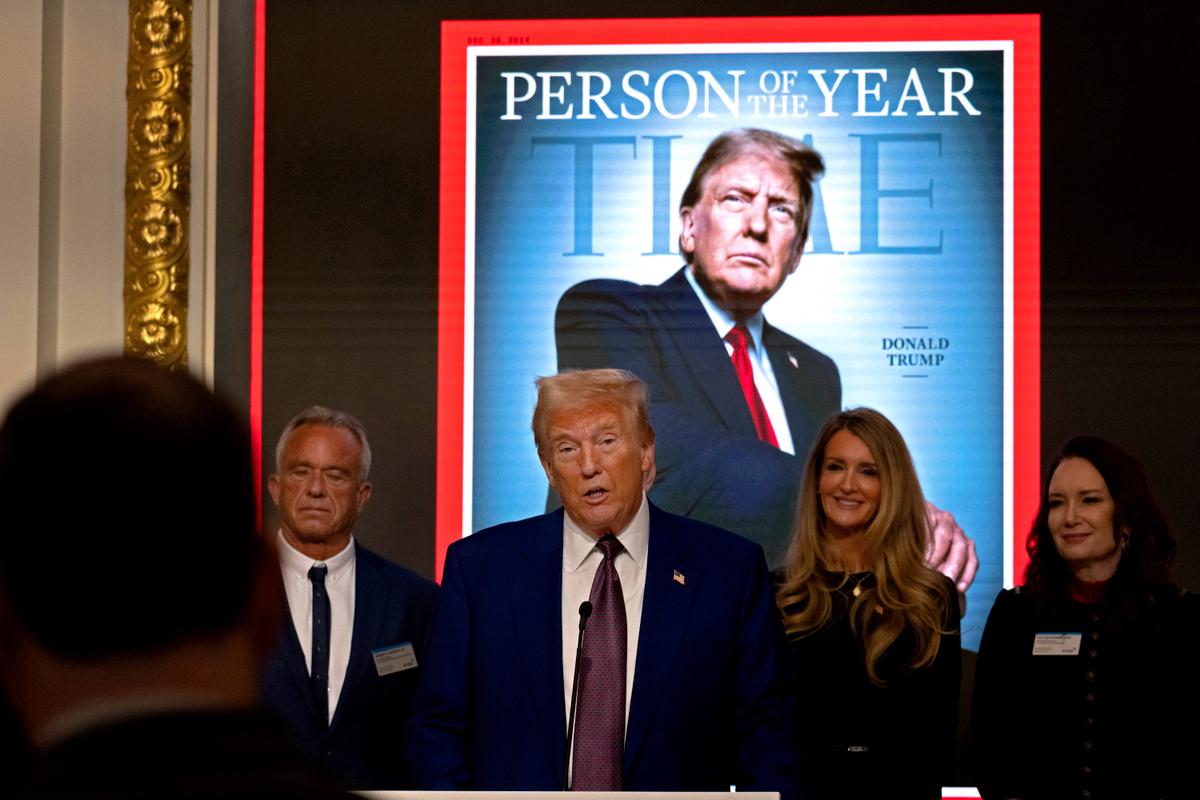 Trump Named Time Magazine’s ‘Person of the Year’ for 2nd Time in Less Than a Decade