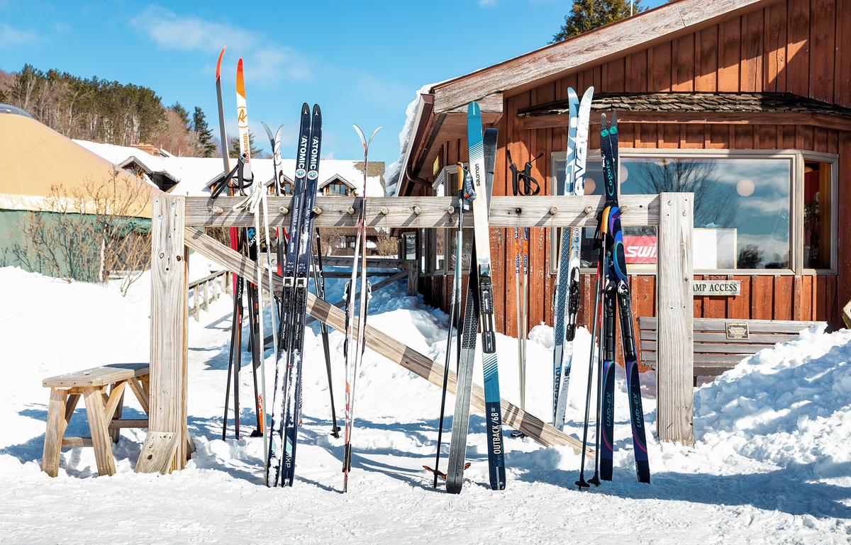 Outdoor winter activities include cross-country skiing, hiking, and snowshoeing. (Courtesy of Trapp Family Lodge)