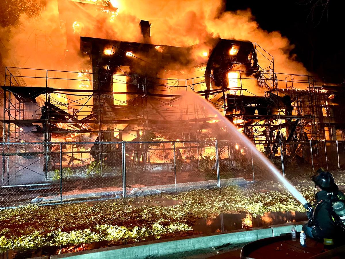 California’s Bidwell Mansion State Historic Park Severely Damaged by Fire