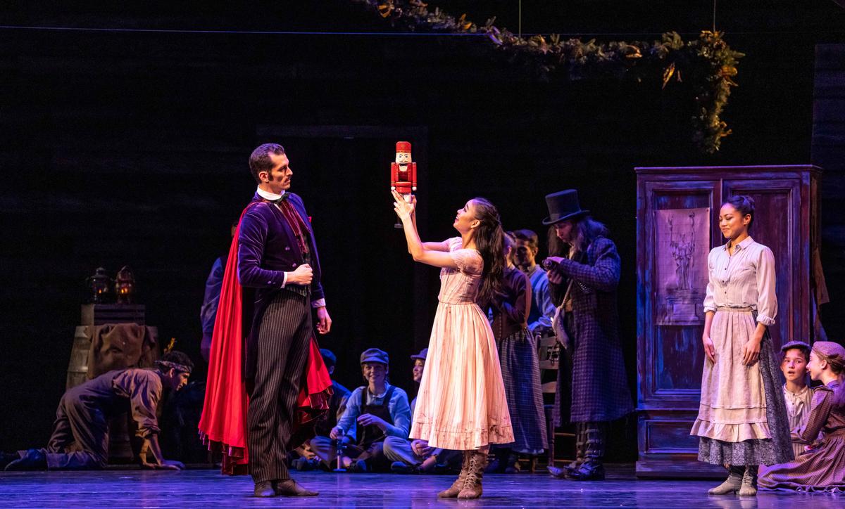 Dylan Gutierrez and Yumi Kanazawa in "The Nutcracker." (Todd Rosenberg)