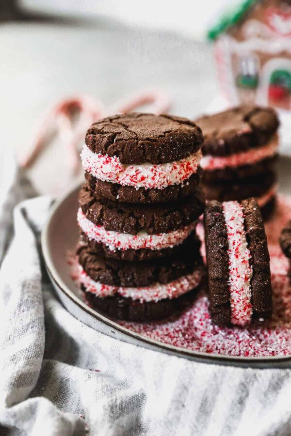 Peppermint Sandwich Cookies
