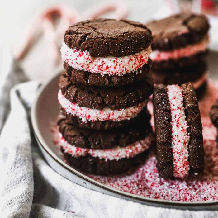 Peppermint Sandwich Cookies