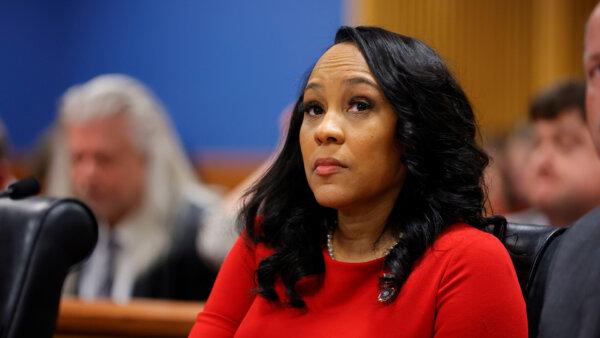 Fulton County District Attorney Fani Willis during a hearing in the case of The State of Georgia v. Donald J. Trump et al. at the Fulton County Courthouse in Atlanta on March 1, 2024. (Alex Slitz/Pool/Getty Images)