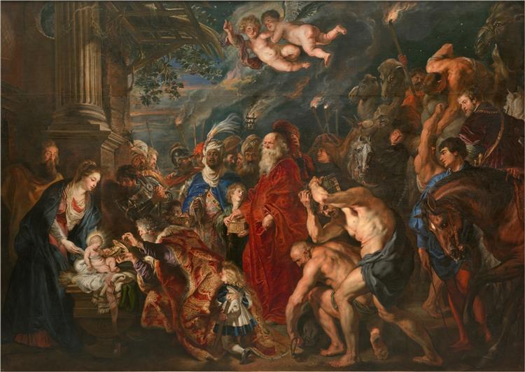 “The Adoration of the Magi,” 1609, by Peter Paul Rubens. (Public Domain)