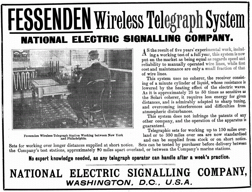A 1904 advertisement for NESCO. (Public Domain)
