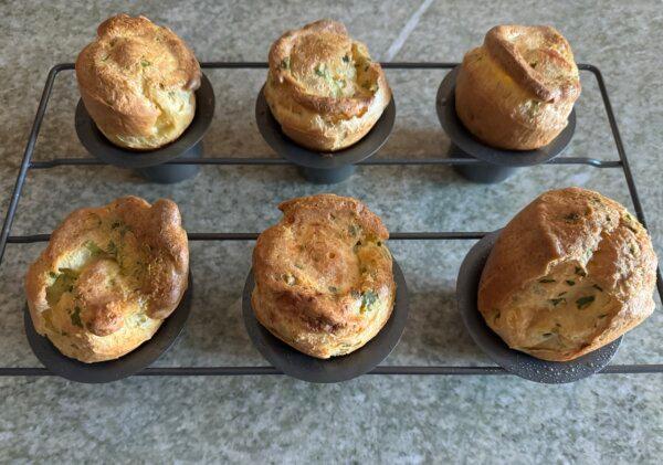 These giant popovers taste best straight from the oven. (JeanMarie Brownson/TCA)