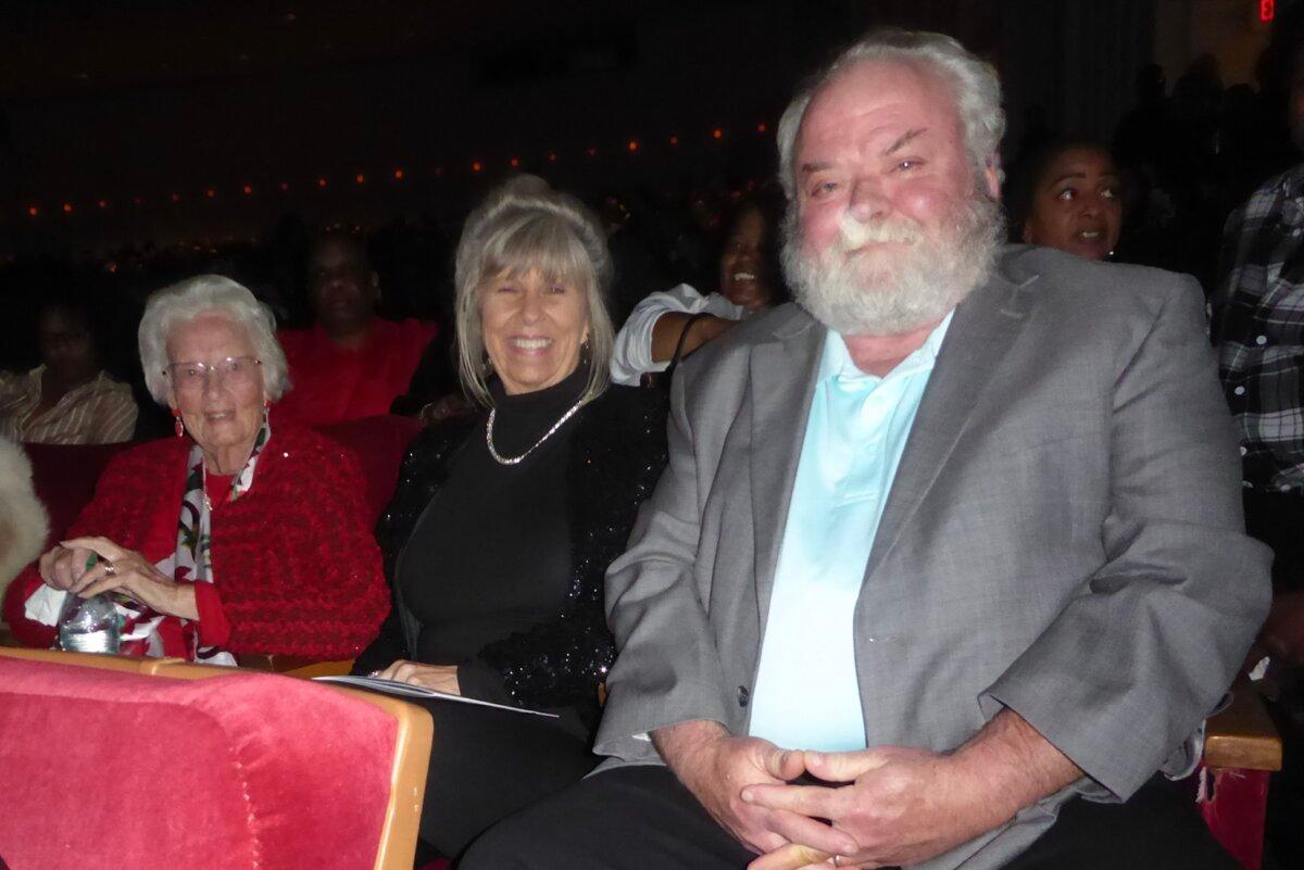 Mike and Sherry Adgie attended Shen Yun's evening performance for the third time at the Atlanta Symphony Hall on Dec. 23, 2024. (Frank Liang/The Epoch Times)