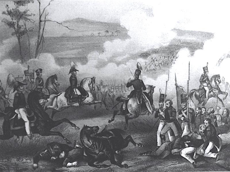 Gen. Zachary Taylor rides his horse at the Battle of Palo Alto, the first major battle of the Mexican-American War, on May 8, 1846. (<a href="https://commons.wikimedia.org/wiki/User:Mpinedag">Mpinedag</a>/<a href="https://creativecommons.org/licenses/by-sa/4.0/">CC BY-SA 4.0</a>)